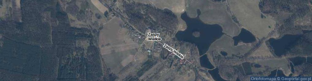 Zdjęcie satelitarne Zaspy Wielkie ul.
